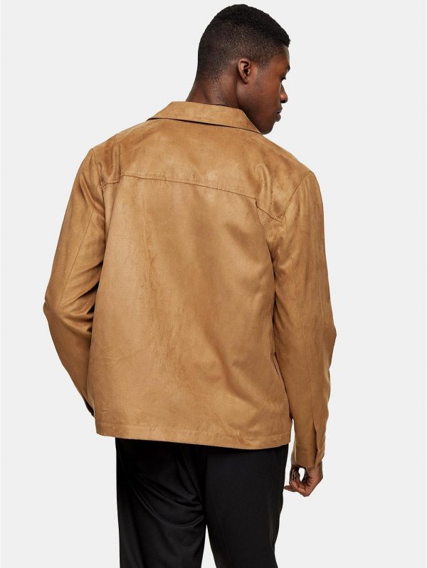 selling suedette jacket tan 5efb34e659731