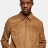 selling suedette jacket tan 5efb34e7a6bf1