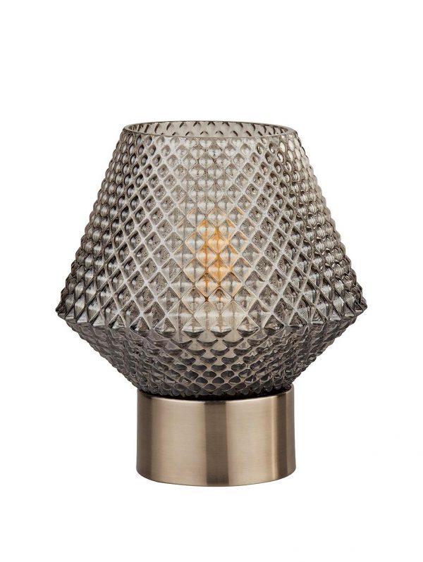 selling textured smoked glass table lamp 5efadefa4f7a6