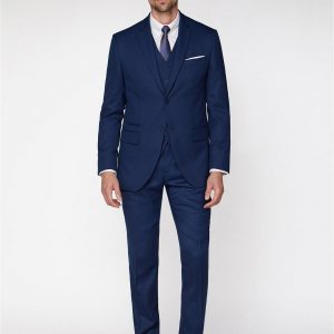 selling textured soho suit jacket blue 5efb3833be49b