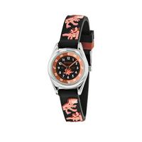 selling tikkers black and orange dial black dinosaur print strap kids watch 5efae331b8e7d