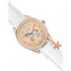 selling tikkers gold unicorn dial white leather strap watch with purse and necklace kids gift set 5efae36462209