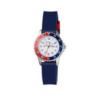 selling tikkers red white and blue dial blue silicone strap kids watch 5efae30d3ce1a