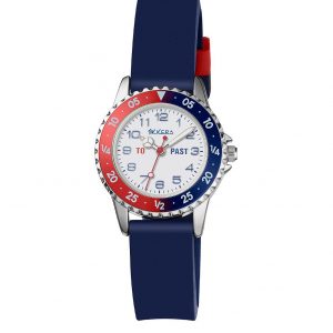 selling tikkers red white and blue dial blue silicone strap kids watch 5efae311b9c79