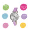 selling tikkers silver dial pink glitter strap and unicorn pompom kids gift set 5efae32813442