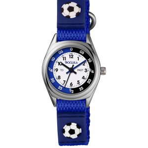 selling tikkers velcro strap football kids watch blue 5efae293e0beb
