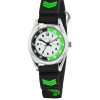 selling tikkers white black and green time teller dial black fabris velco strap kids watch 5efae286523a1
