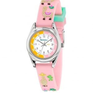 selling tikkers white dial pink llama print strap kids watch 5efae2fe68798