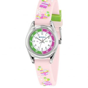 selling tikkers white dial pink pinata print strap kids watch 5efae3a9dd4ca