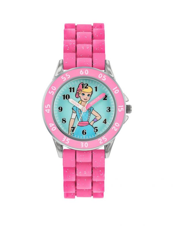 selling toy story little bo peep time teacher dial pink silicone strap kids watch 5efae4507b3f1