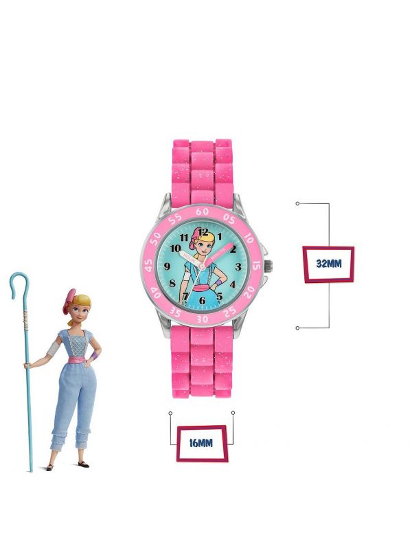 selling toy story little bo peep time teacher dial pink silicone strap kids watch 5efae454a89a5