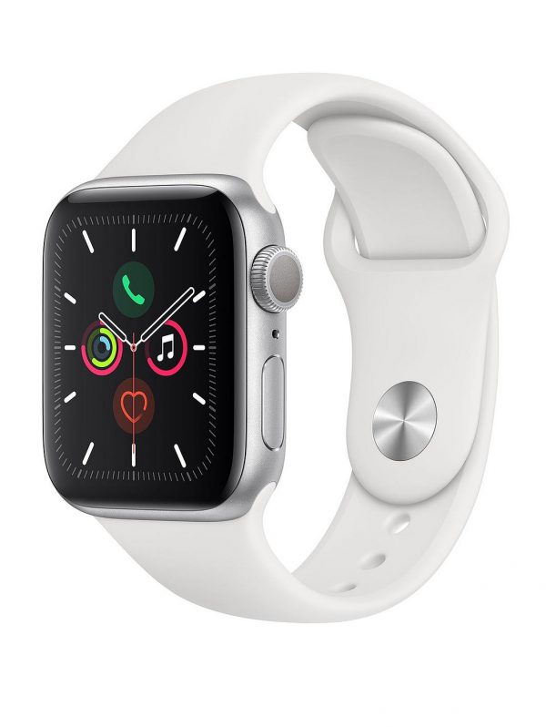 selling watch series 5 gps 40mm silver aluminium case with white sport band 5efae1eda8487