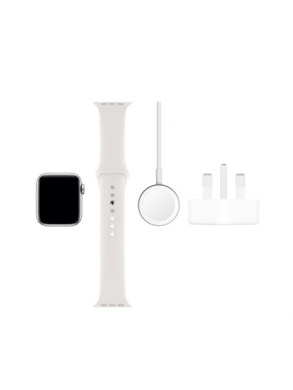 selling watch series 5 gps 40mm silver aluminium case with white sport band 5efae1f151a8d