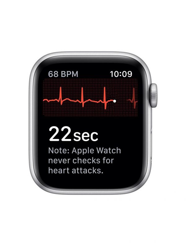 selling watch series 5 gps 44mm silver aluminium case with white sport band 5efae1fde554a