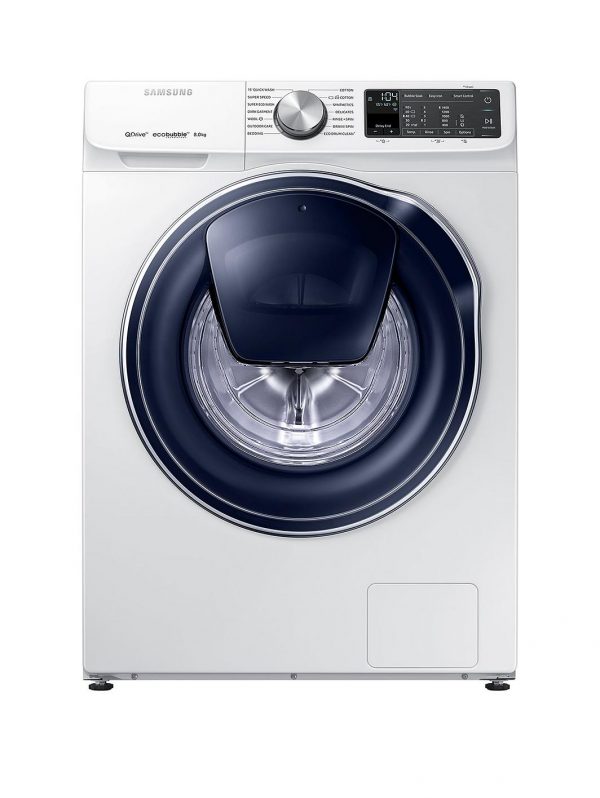selling ww80m645opm eu 8kg load 1400 spin quickdrive washing machine with addwash white 5eface17bc26b