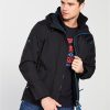 selling zip front windcheater jacket black 5efb2f3deab9f