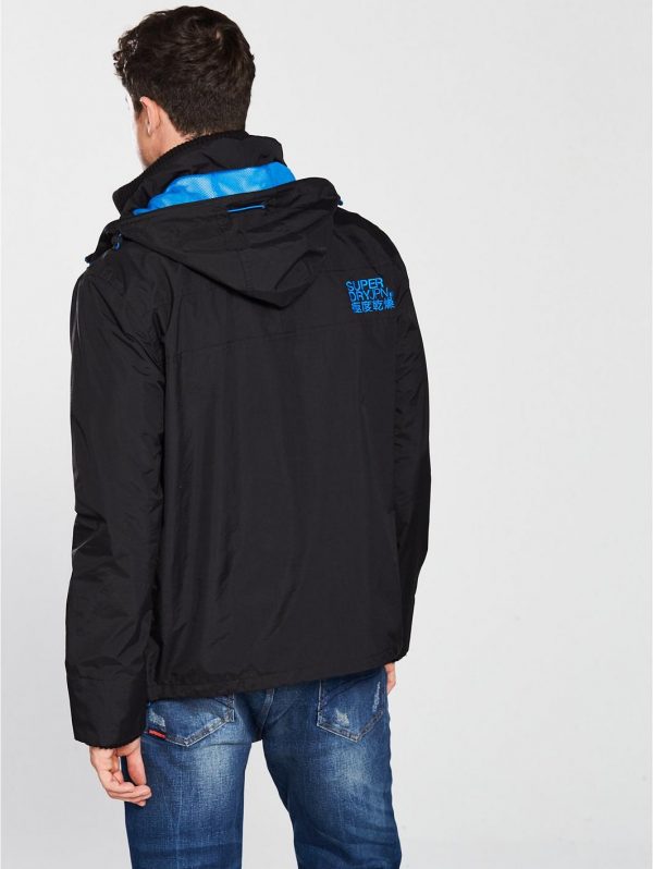 selling zip front windcheater jacket black 5efb2f3ef4096