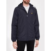 selling zip through hooded jacket navy 5efb342bace75
