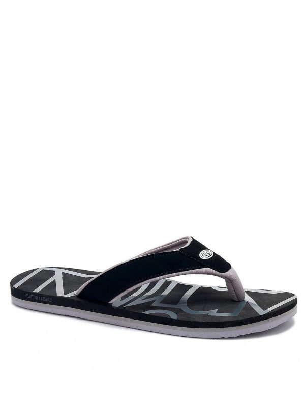 shoe special sale bazil logo flip flops black 5ef731f32e59d