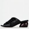 special sale basha feature heel cross strap mules black 5ef7344ed844c