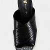 special sale basha feature heel cross strap mules black 5ef7344f6ab1e