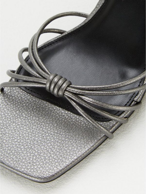 special sale blix perspex heel square toe sandals silver 5ef7341a48e49