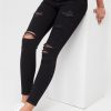 special sale ella high waist open rips skinny jean black 5ef9beb71d58e