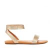 special sale ethena flat sandal gold 5ef739feb9c44