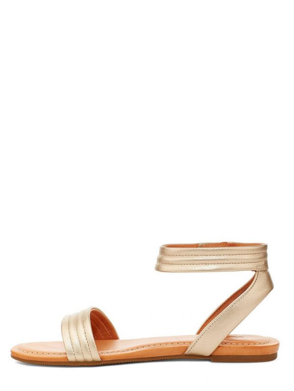 special sale ethena flat sandal gold 5ef73a034a0b4
