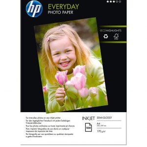 special sale everyday glossy photo paper 100 sheet a4 210 x 297 mm q2510a 5ef87707a388c