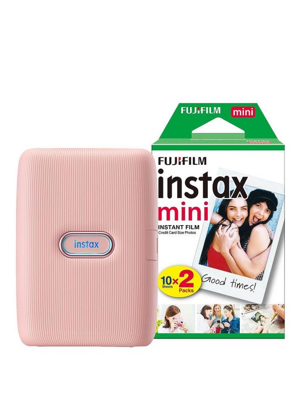 special sale fujifilm instax mini link printer dusty pink inc 20 shots 5ef8776a37887