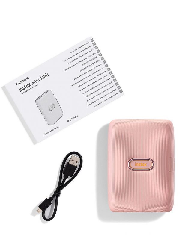 special sale fujifilm instax mini link printer dusty pink inc 20 shots 5ef8776e7913c
