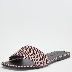 special sale harri wide fit raffia slider black 5efb28f4554f3