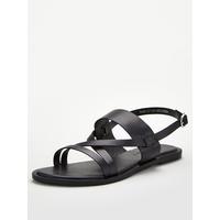 special sale hero wide fit leather strappy sandal black 5ef7382e3aaba