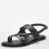 special sale hero wide fit leather strappy sandal black 5ef738372acfd