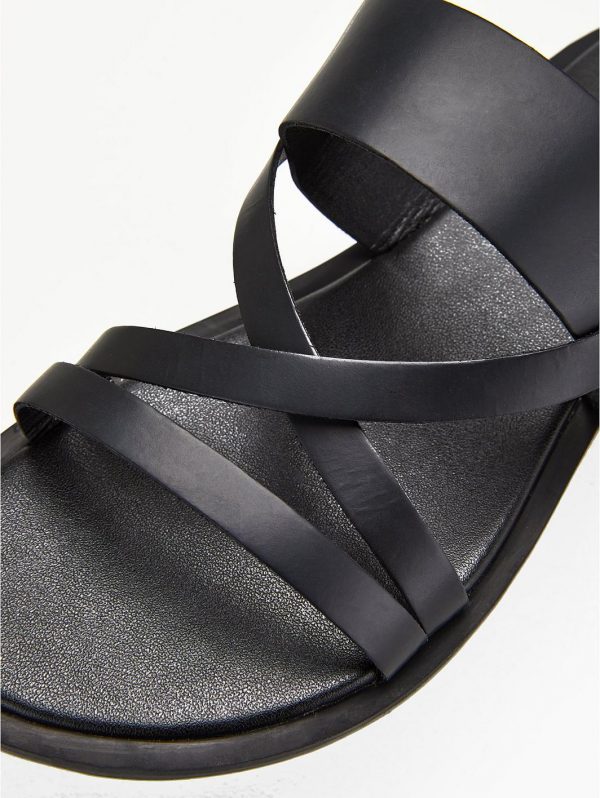 special sale hero wide fit leather strappy sandal black 5ef73839e98b5