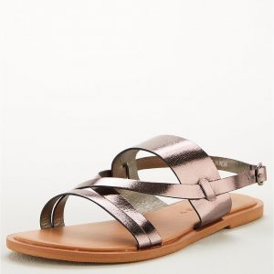 special sale hero wide fit leather strappy sandal pewter 5ef73964c5027
