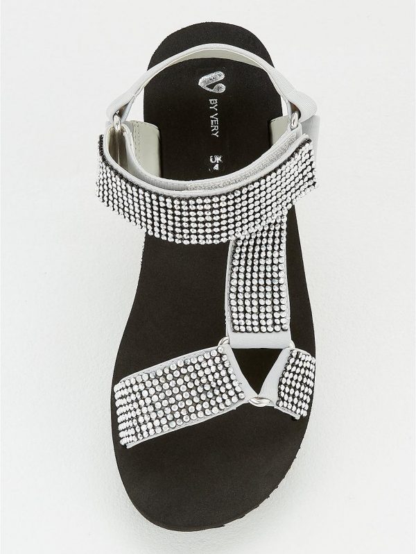 special sale hesper embellished trekker sandal black 5ef735f7b52b3