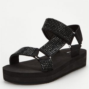 special sale hesper embellished trekker sandal black 5ef7384a27aa2