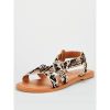 special sale humbug leather strappy sandals snake 5ef735a5d17ec