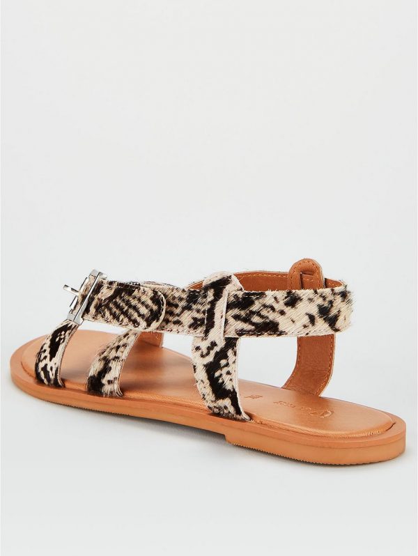 special sale humbug leather strappy sandals snake 5ef735b17ddfa