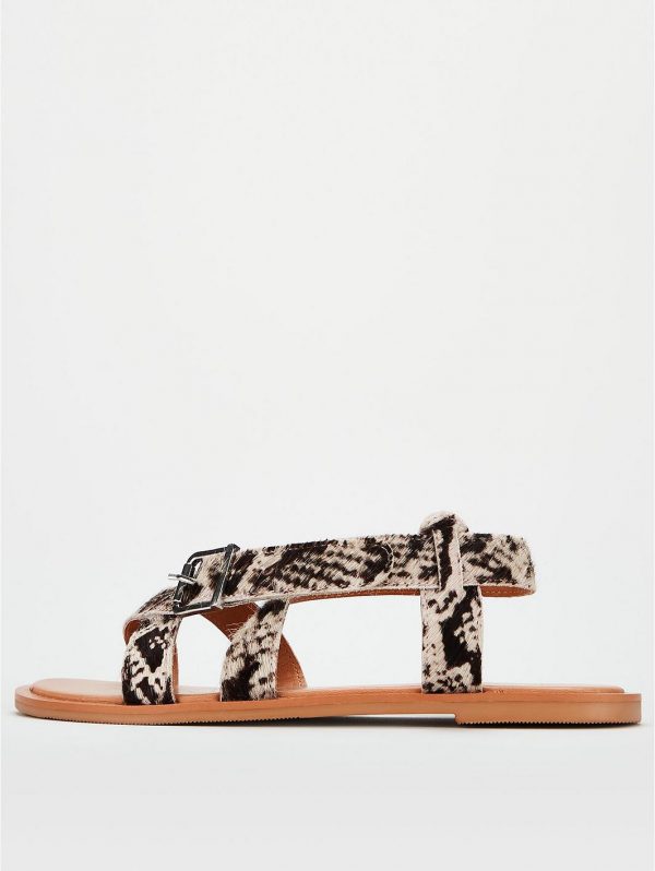 special sale humbug leather strappy sandals snake 5ef735b2481e4
