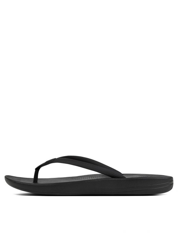special sale iqushion ergonomic toe thong flip flop shoes black 5ef73780bdf02