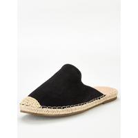special sale maeve backless flat espadrille black 5ef73576c122f