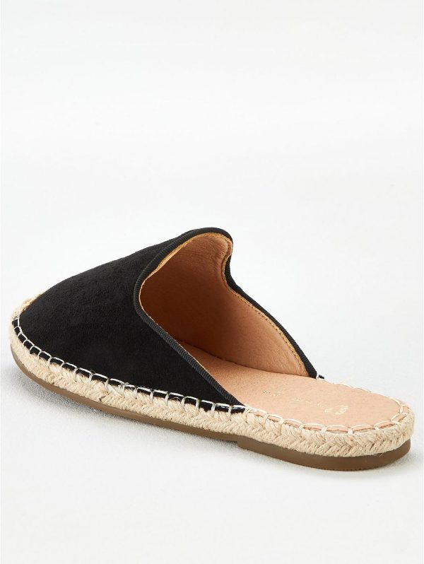 special sale maeve backless flat espadrille black 5ef735867d5b1