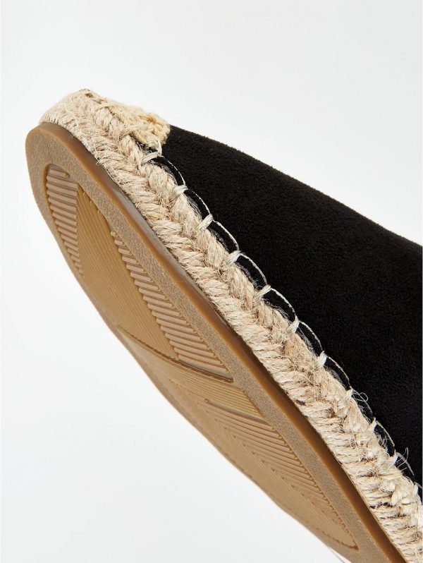 special sale maeve backless flat espadrille black 5ef735892e530