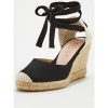 special sale marmalade wedge sandal black 5efb293f54943
