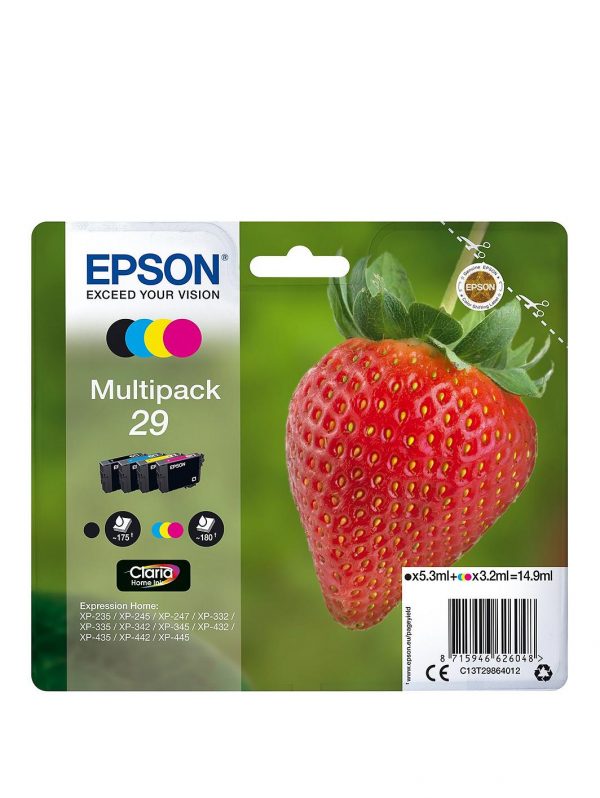 special sale multipack 4 colours 29 claria home ink 5ef87628924b9