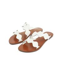 special sale scallop strap sandal white 5efb29332479a