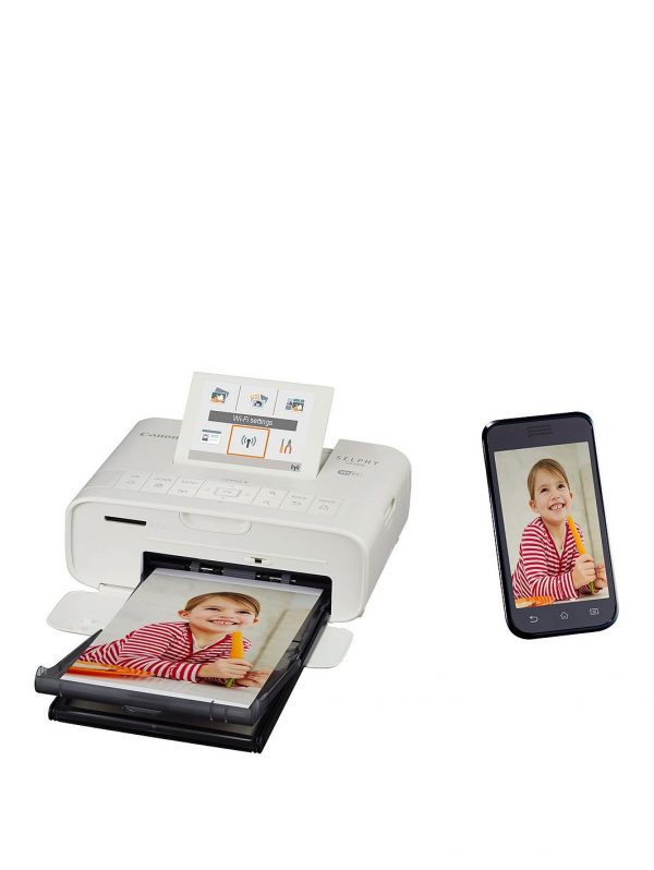 special sale selphy cp1300 compact wifi photo printer white with ink and 108 x paper 5ef87663af566